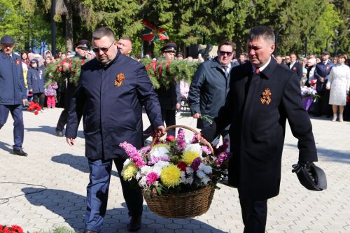 Фоторепортаж: в Алексеевском прошел парад Победы