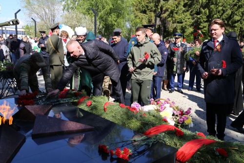 Фоторепортаж: в Алексеевском прошел парад Победы