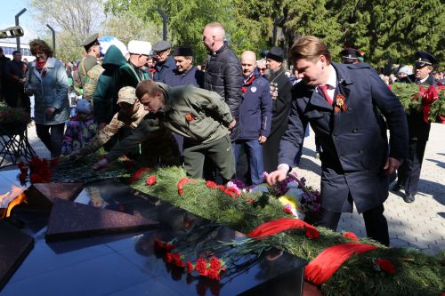 Фоторепортаж: в Алексеевском прошел парад Победы