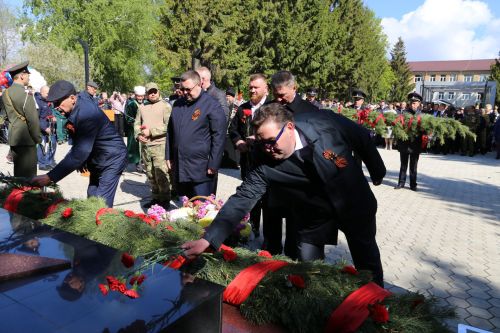 Фоторепортаж: в Алексеевском прошел парад Победы