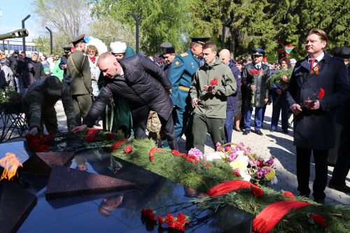 Фоторепортаж: в Алексеевском прошел парад Победы
