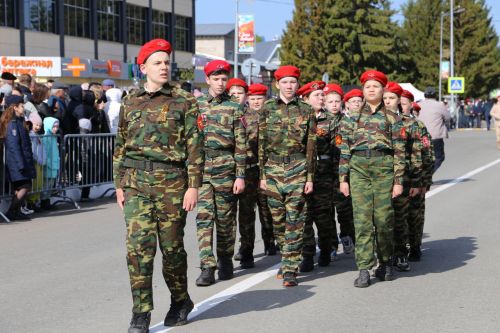 Фоторепортаж: в Алексеевском прошел парад Победы