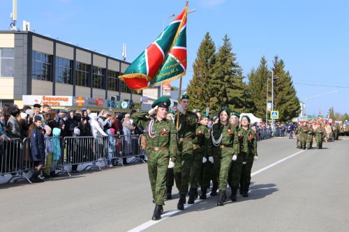Фоторепортаж: в Алексеевском прошел парад Победы