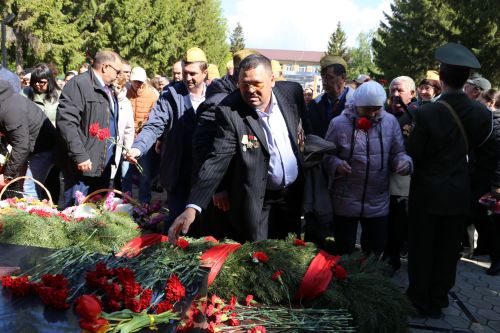 Фоторепортаж: в Алексеевском прошел парад Победы