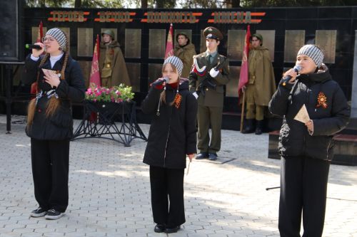 Фоторепортаж: в Алексеевском прошел парад Победы