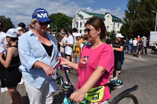 Велопробег в Алексеевском ко Дню России