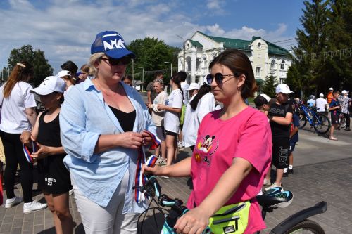 Велопробег в Алексеевском ко Дню России