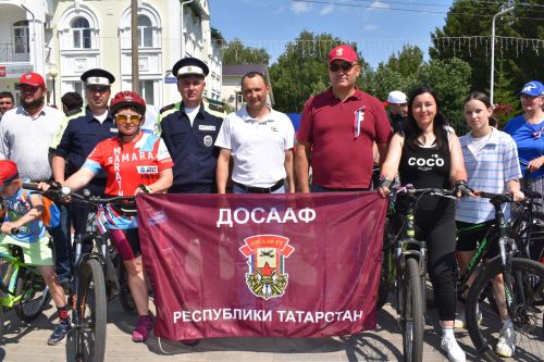 Велопробег в Алексеевском ко Дню России