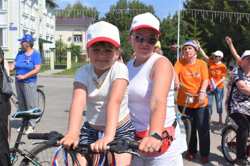 Велопробег в Алексеевском ко Дню России