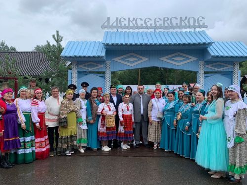 Республиканский Сабантуй в Казани: Алексеевский район представил свое подворье
