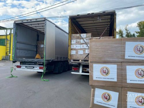Татарстан отправил 100 тонн гуманитарной помощи в Курскую область