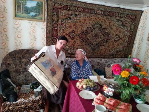Юбилейный день рождения отметила жительница с.Мокрые Курнали