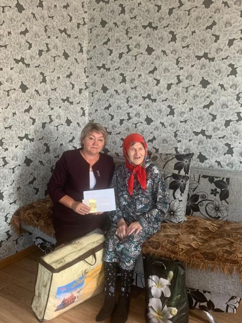 95-летие отметила ветеран труда, труженица тыла Степанова Сарра Васильевна