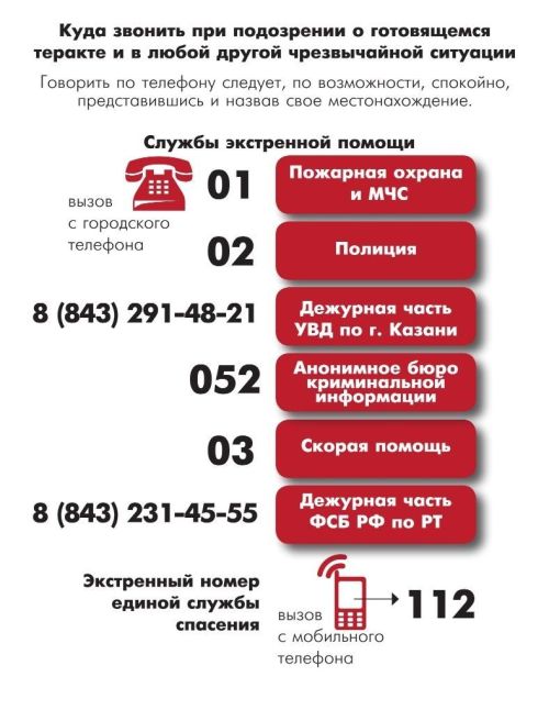 Памятка о действиях при обнаружении подозрительного предмета