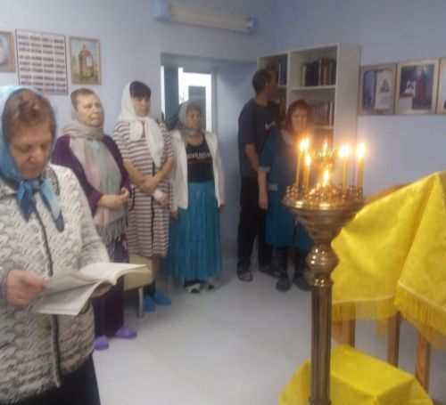 В Алексеевском прошел молебен в больничном храме