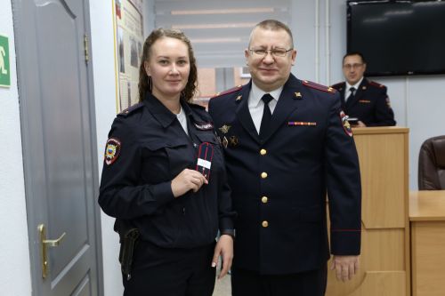В Алексеевском районе отмечены лучшие полицейские