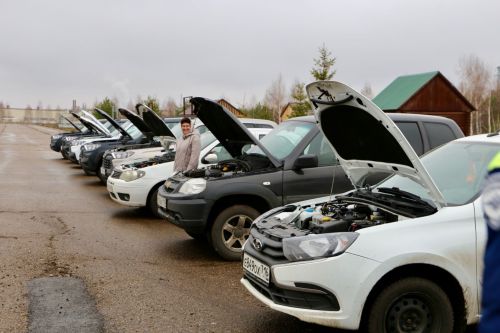 В Алексеевском районе прошёл осмотр служебного автотранспорта