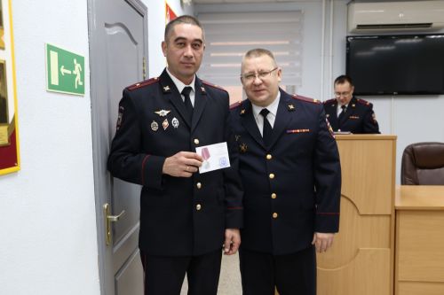 В Алексеевском районе отмечены лучшие полицейские