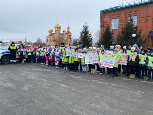 Юные инспекторы Алексеевского района напомнили о безопасности на зимних дорогах