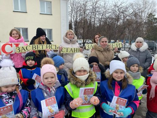 В Алексеевском прошла акция «Безопасные зимние дороги»