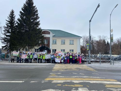 В Алексеевском прошла акция «Безопасные зимние дороги»