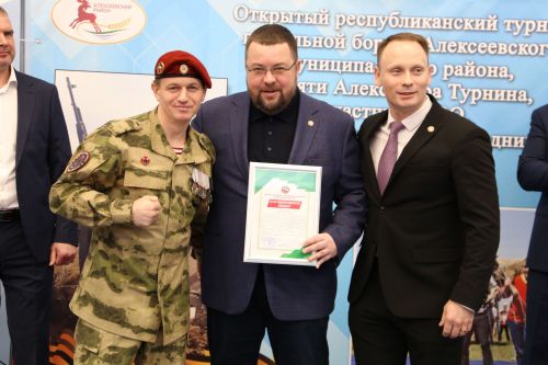 В Алексеевском прошли соревнования по вольной борьбе, посвящённые памяти участника СВО
