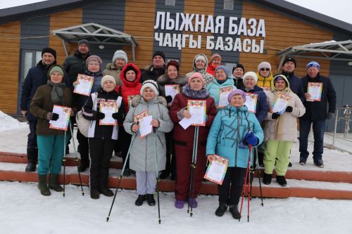 Больше трехсот человек приняло участие в «Лыжне России»