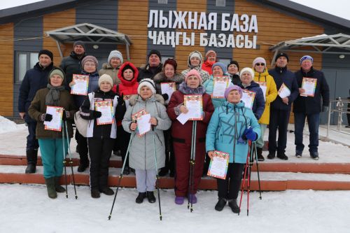 Больше трехсот человек приняло участие в «Лыжне России»