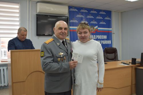 В Алексеевском состоялось чествование ветеранов МВД