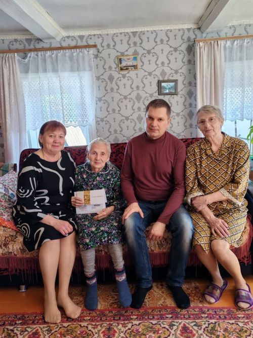 Самсонова Антонина Кузьминична отметила свой 95 летний юбилей