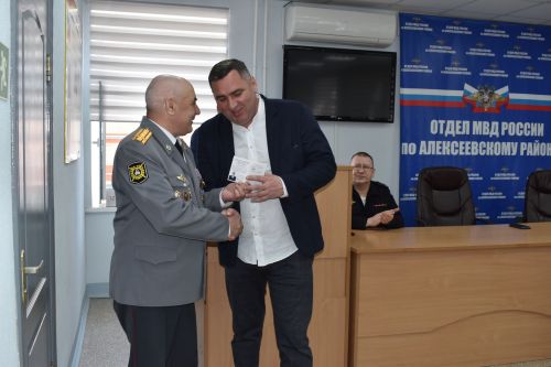 В Алексеевском состоялось чествование ветеранов МВД