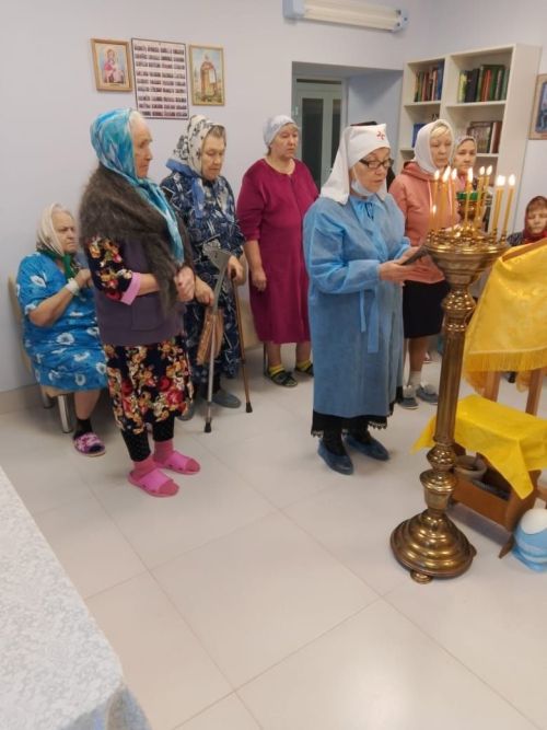 В Алексеевской больнице состоялась Божественная литургия