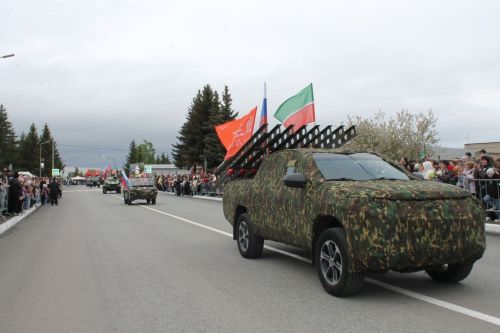 В Алексеевском прошёл трогательный парад в честь Дня Победы
