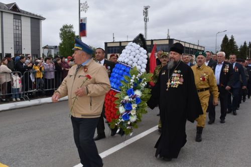 В Алексеевском прошёл трогательный парад в честь Дня Победы