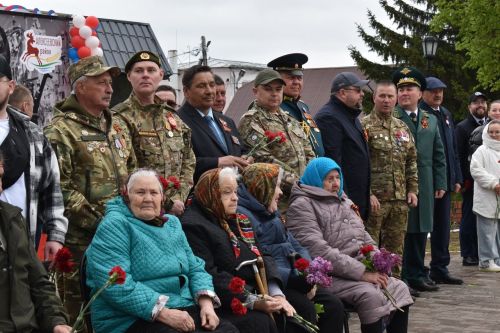 В Алексеевском прошёл трогательный парад в честь Дня Победы