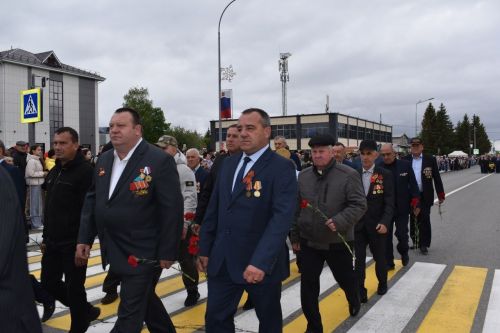 В Алексеевском прошёл трогательный парад в честь Дня Победы