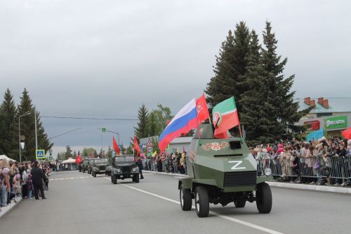 В Алексеевском прошёл трогательный парад в честь Дня Победы