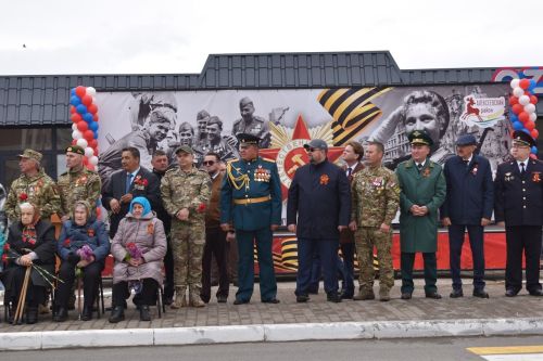 В Алексеевском прошёл трогательный парад в честь Дня Победы