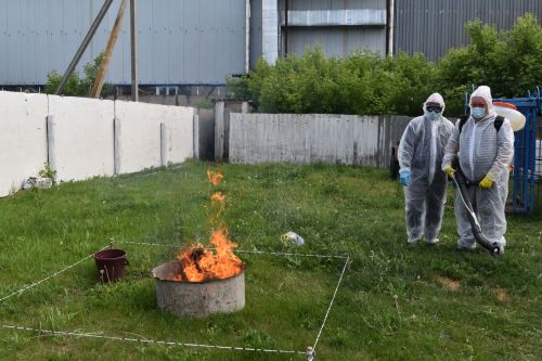 Учения по чрезвычайной ситуации в Алексеевском прошли успешно