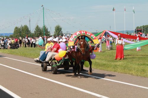 В Алексеевском ярко отпраздновали Сабантуй