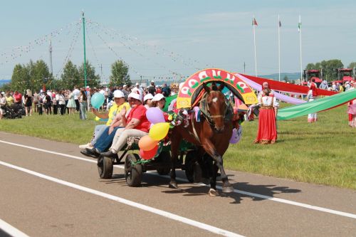 В Алексеевском ярко отпраздновали Сабантуй