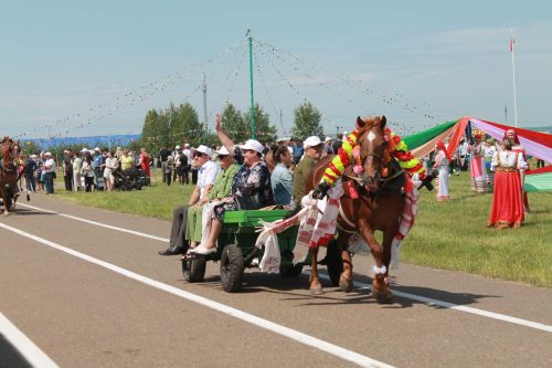 В Алексеевском ярко отпраздновали Сабантуй