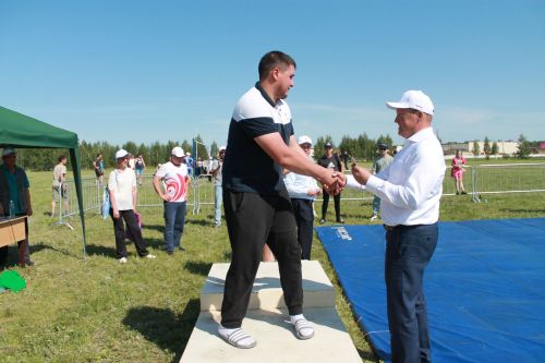 Названы абсолютные батыры национальной борьбы «Кореш» на районном Сабантуе в Алексеевском