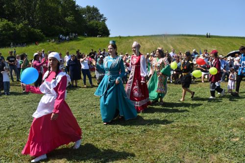 Жители села Мокрые Курнали отпраздновали Сабантуй