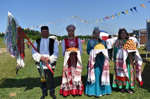 Жители села Мокрые Курнали отпраздновали Сабантуй
