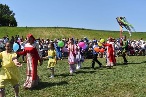 Жители села Мокрые Курнали отпраздновали Сабантуй