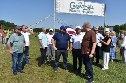 Жители села Мокрые Курнали отпраздновали Сабантуй