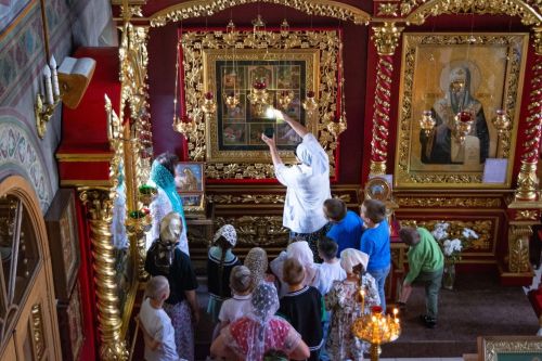 Воспитанники воскресной школы изучили историю Ахтырской иконы