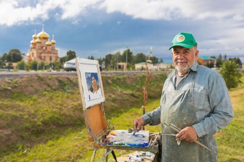 Алексеевский район стал площадкой республиканского пленэра «Камские зори»