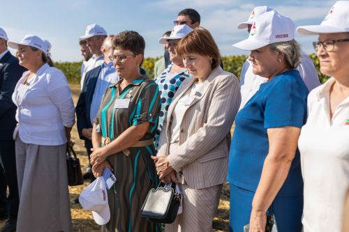 Рустам Минниханов оценил ход уборочной кампании в Алексеевском районе